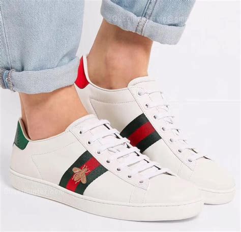 gucci shoes ace embroidered replica|knock off gucci tennis shoes.